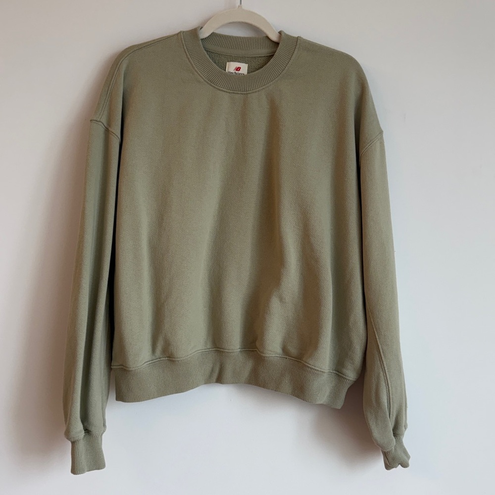 Classic Olive Crewneck Sweatshirt - Women's - New Balance
